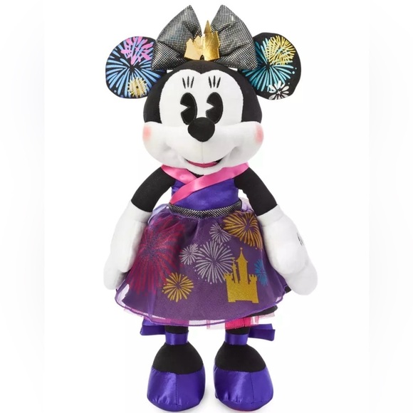 Minnie Mouse: The Main Attraction Plush – Nighttime Fireworks & Castle F… - Picture 2 of 6